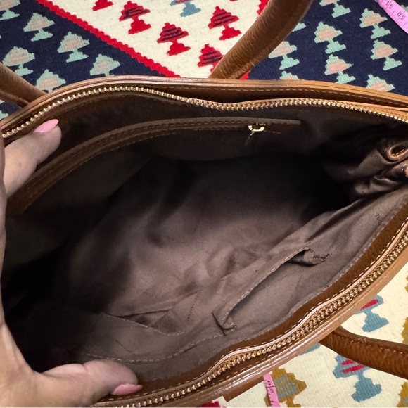 Tuscany Leather Bag with gold hardware - Picture 13 of 16